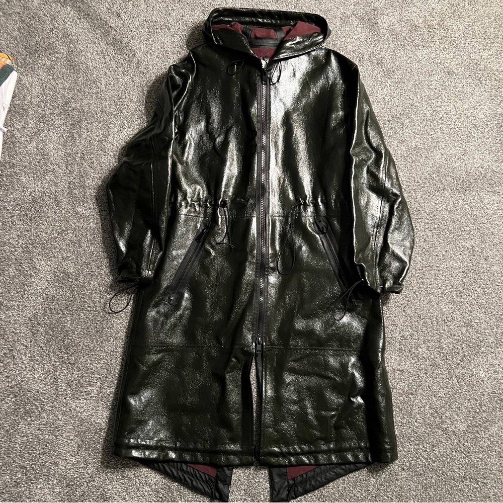 Zara Lacquered Rain Coat Limited Edition
